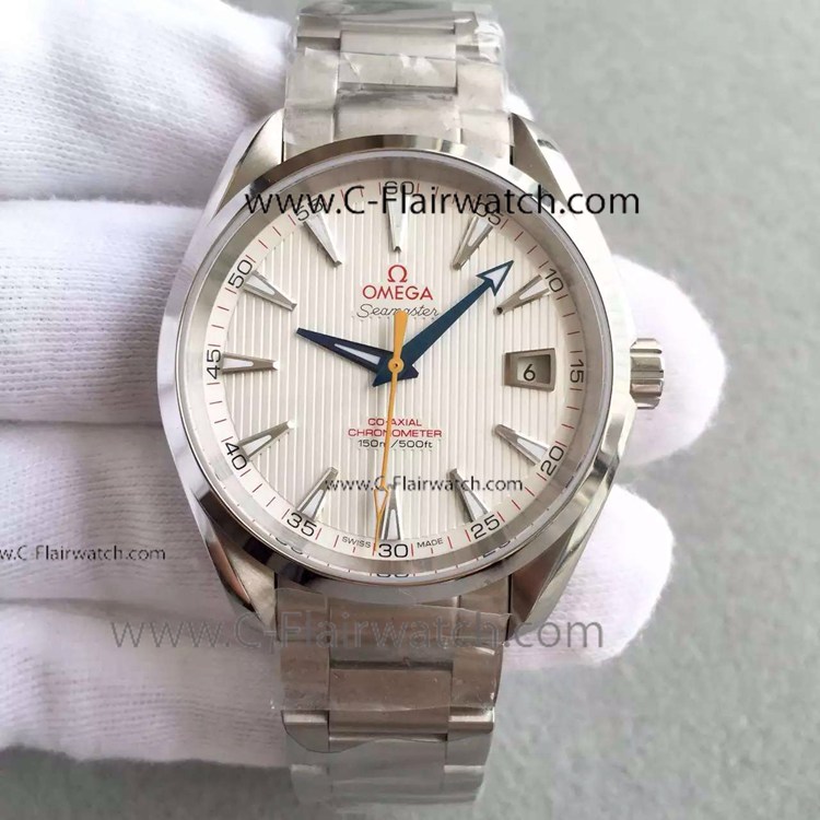 Replica Omega Seamaster Watches Swiss White Dail Watch